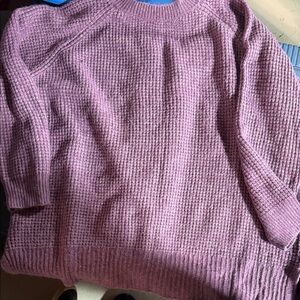 Cozy light purple Knit Sweater